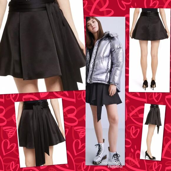 ALICE  & OLIVIA HELINA Black FLARE MINI BOW SIZE 10 - Picture 2 of 10